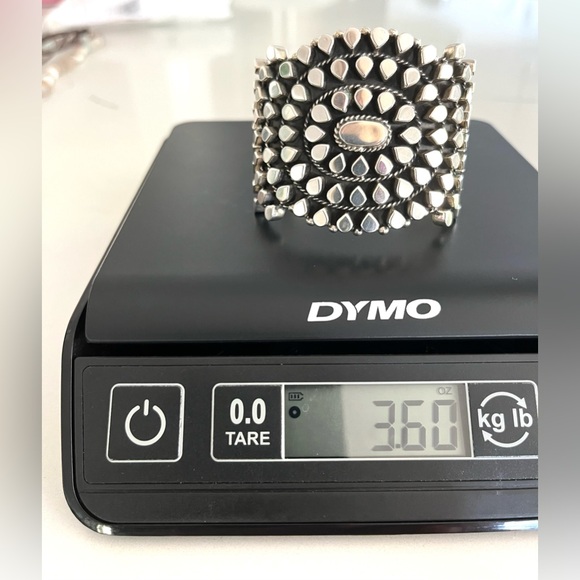 Sterling Silver Cuff Bracelet. Gender neutral. - Picture 6 of 12